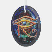 Horusauge Ornament Aus Glas (Vorderseite links)