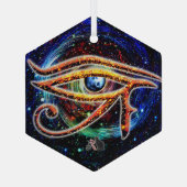 Horusauge Ornament Aus Glas (Rückseite)