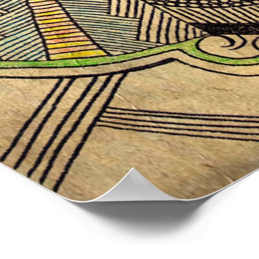 Horusauge Poster (Ecke)