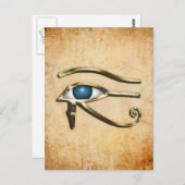 Horusauge Postkarte (Vorne/Hinten)
