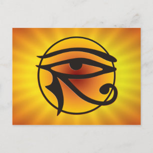 Horusauge Postkarte