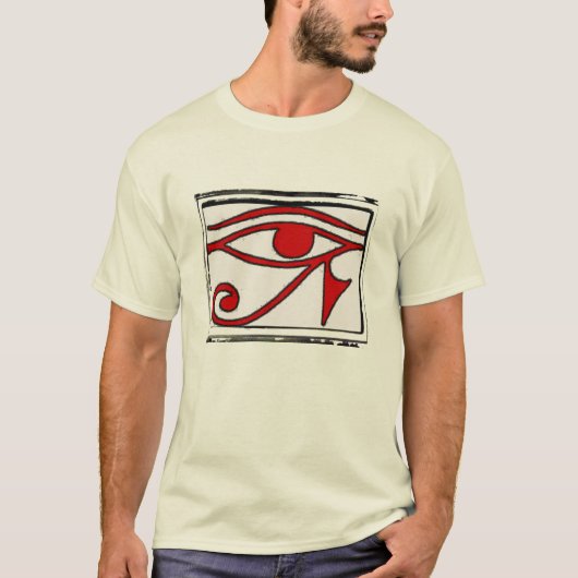 Horusauge rot T-Shirt (Vorderseite)