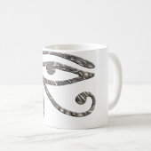 Horusauge - SILBER Kaffeetasse (VorderseiteRechts)