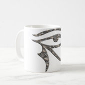 Horusauge - SILBER Kaffeetasse (Vorderseite Links)