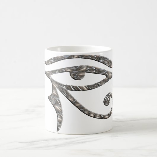 Horusauge - SILBER Kaffeetasse (Mittel)