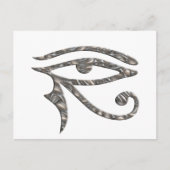 Horusauge - SILBER Postkarte (Vorderseite)