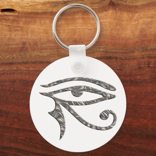 Horusauge - SILBER Schlüsselanhänger (Vorderseite)