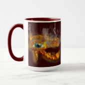 Horusauge Tasse der alten ägyptischen Kunst (Links)