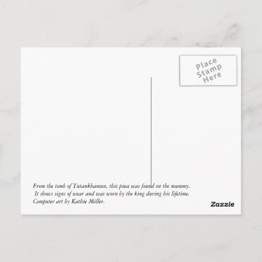 Horusektorauge Postkarte (Rückseite)