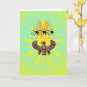 Horuskarte Karte (Gelbe Blume)