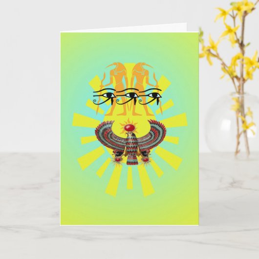 Horuskarte Karte (Gelbe Blume)