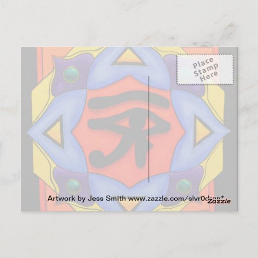 Horuspostkarte Postkarte (Rückseite)