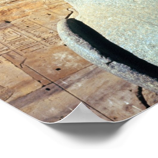 Horusstatue Poster (Ecke)