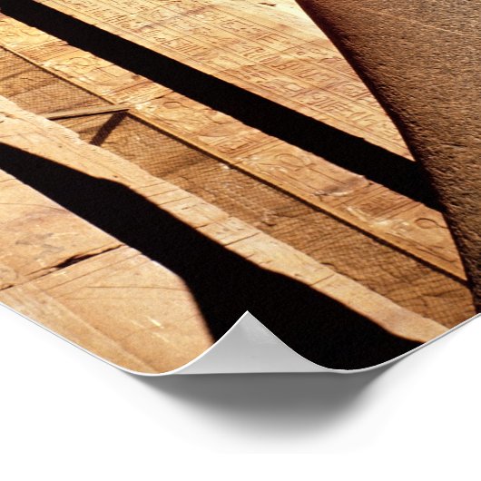 Horusstatue Poster (Ecke)