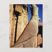 Horusstatue Postkarte (Vorderseite)