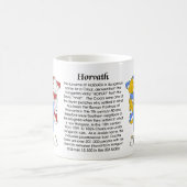 Horvath Familien-ungarisches Wappen Tasse (Mittel)