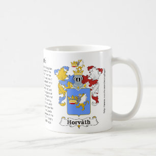 Horvath Familien-ungarisches Wappen Tasse