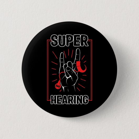 Hörverlustbewusstsein Super Gehör Cochlea-Implanta Button (Vorderseite)