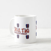 Horvil Tiki Tasse - verrückt (Vorderseite Links)