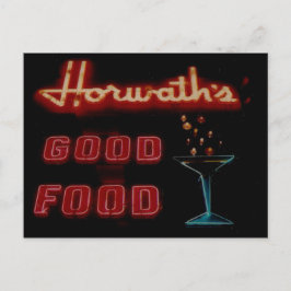 Horwaths, Elmwood Pk. Il. Vintage Neonpostkarte Postkarte