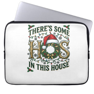 Hos Haus Weihnachtsgirlande Santa Hut Lichter Laptopschutzhülle