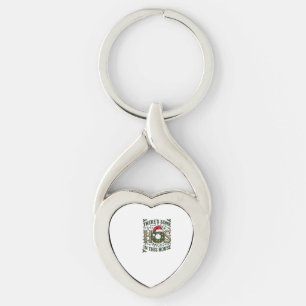 Hos Haus Weihnachtskranz Weihnachtsmann Hut Lichte Schlüsselanhänger