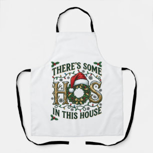 Hos Haus Weihnachtskranz Weihnachtsmann Hut Lichte Schürze