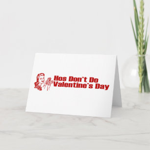Hos tun nicht Valentinstag Feiertagskarte