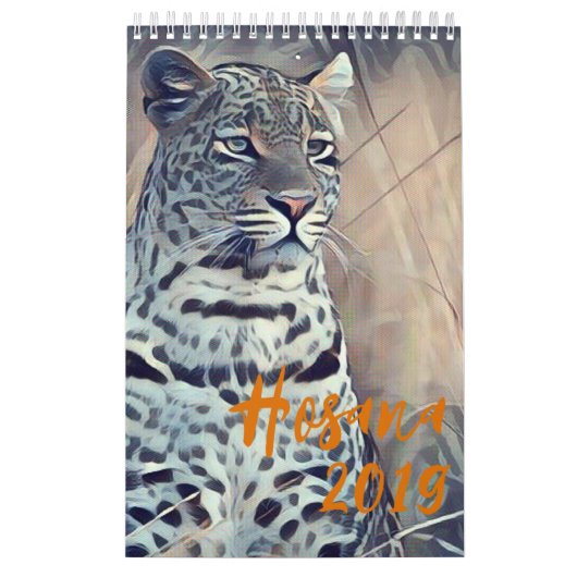 Hosana der Wandkalender des Leopard-2019 (Titelbild)