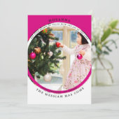 Hosanna Foto Card Karte (Stehend Vorderseite)