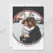 Hosanna Foto Card Karte (Vorderseite)