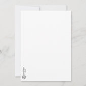 Hosanna Foto Card Karte (Rückseite)