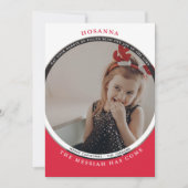 Hosanna Foto Card Karte (Vorderseite)