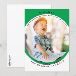 Hosanna-Fotokarte Karte