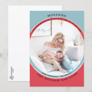 Hosanna-Fotokarte Karte