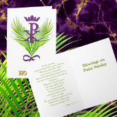 HOSANNA Palm Sunday Card (John 12:12-15) Karte