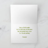 HOSANNA Palm Sunday Karte (Innenseite)