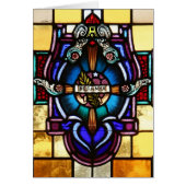 Hosanna Stected Glass Card (Vorne)