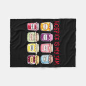 Hosce Is My Jam Caregiver Appreciation Medical Sta Fleecedecke (Vorderseite (Horizontal))