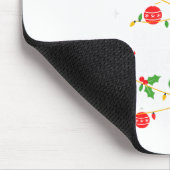 Hosce Nurse Christmas Tree Lights Womens Mens Kids Mousepad (Ecke)