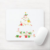 Hosce Nurse Christmas Tree Lights Womens Mens Kids Mousepad (Mit Mouse)
