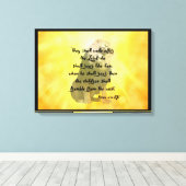 Hosea 11:10 Bibel Verse Bibel Leinwand Kunst, Dich (Insitu (Holzboden))