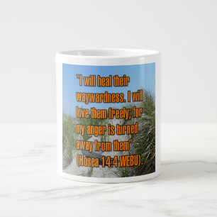 Hosea 14:4 WEBU Becher Jumbo-Tasse