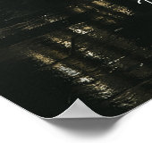 Hosea 6:3 Er wird zu uns kommen wie der Regen! Bib Poster (Ecke)