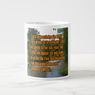 Hosea 6:3 WEBU Tasse
