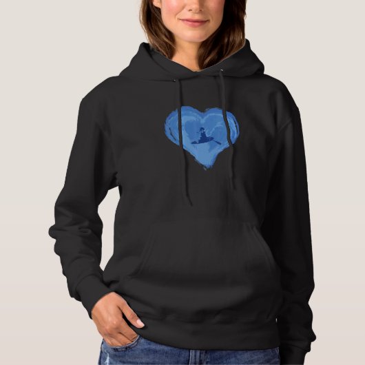 Hosenherz-Steppmädchen Hoodie (Vorderseite)