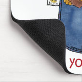 Hosentaschen für Löwen und Lamm Mousepad (Ecke)