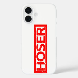 Hoser-Briefmarke iPhone 16 Hülle