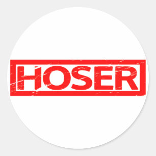 Hoser-Briefmarke Runder Aufkleber