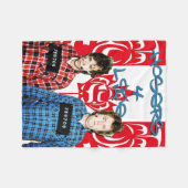 Hosers 4 Life - Bob und Doug McKenzie Blanket Fleecedecke (Vorderseite (Horizontal))